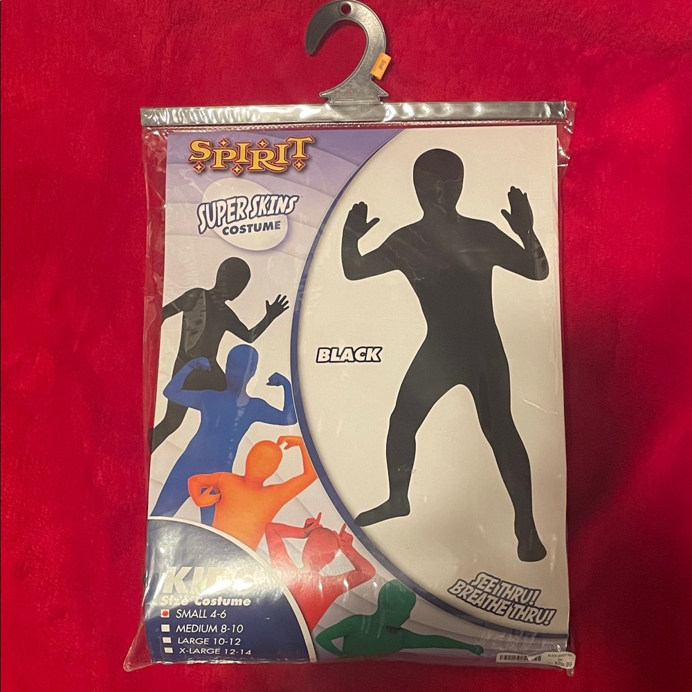 Spirit Super Skins Black Full-Body Costume